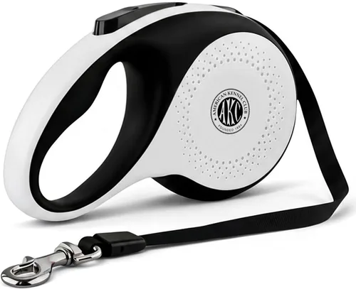 Miniatura 15 de American Kennel Club Correa retráctil resistente para perro, 16.4 pies, sin enredos, agarre ergonómico, freno de una mano, para perros medianos