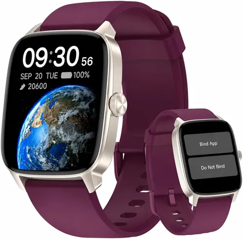 Miniatura 8 de Reloj inteligente, no requiere aplicación/teléfono, pantalla HD de 1.85 pulgadas, reloj impermeable con monitor de frecuencia cardíaca y sueño