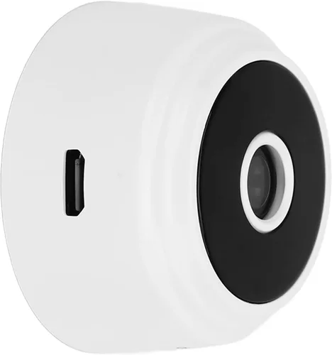 A9, cámara 1080P con cubierta trasera magnética, mini videocámara de seguridad para el hogar Micro cámara de video (blanco)