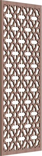 Miniatura 30 de Madison Paneles de pared decorativos de madera con calado, 9 3/8 pulgadas de ancho x 24 3/8 pulgadas de alto x 3/8 de alto, roble rojo rojo (Red Oak)
