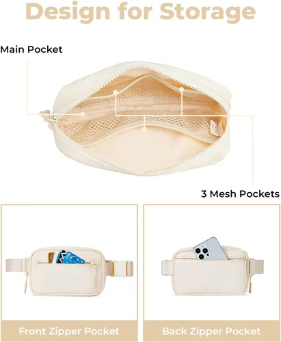 Miniatura 6 de CHOLISS Bolso bandolera pequeño para mujeres y hombres, bolsos cruzados, cangureras de moda, bolsa de pecho con correa extendida