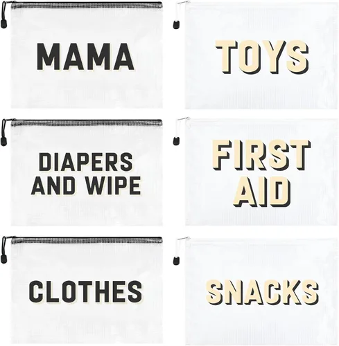 Miniatura 14 de 3 piezas Bolsas Organizadoras de Hospital para Trabajo de Parto y Parto, Organizador de Bolsa de Pañales Esenciales de Maternidad para Viajes