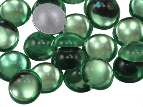 Miniatura 19 de Allstarco Cabujones redondos de acrílico con parte trasera plana de 0.276 in, 9/32 pulgadas, gemas de perlas de plástico para hacer joyas