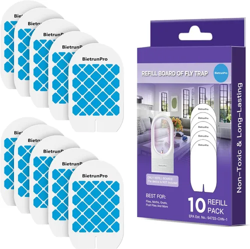 Miniatura 10 de Trampas para Moscas de Fruta/Trampas para Mosquitos para Interiores, Mata Mosquitos con Luz UV y Azul Enchufable, Trampa para Insectos Voladores