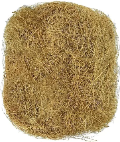 Miniatura 2 de SunGrow Fibra de coco de pinzón, sustrato de cama suelto para jaulas de nido de pájaros, material de anidación para periquito canario de colibrí