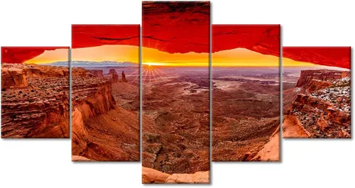 Miniatura 38 de Obra de arte para las paredes del hogar, póster del Parque Nacional del Arrecife Capitolio, impresiones sobre lienzo, imágenes de Utah, Estados