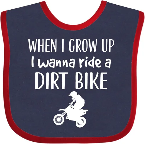 Miniatura 9 de inktastic Babero para bebé de motocross Future Dirt Biker