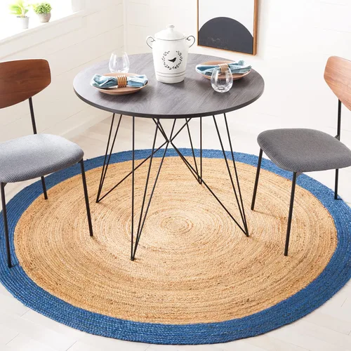 Miniatura 9 de SAFAVIEH Natural Fiber Collection NFB852Z - Alfombra de pasillo de 2 pies 3 pulgadas x 8 pies, natural y negro, hecha a mano de tejido plano