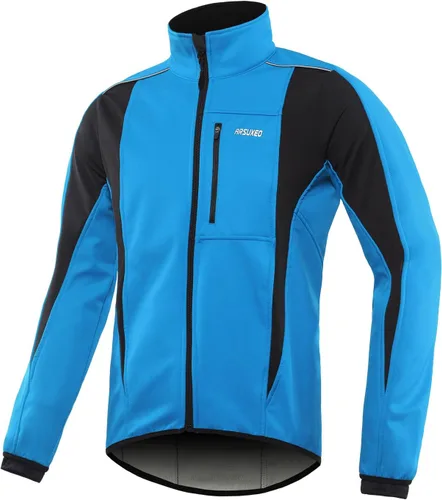 Miniatura 17 de Chaqueta térmica para ciclismo (tejido Softshell, resistente al viento, impermeable, 15K) de ARSUXEO