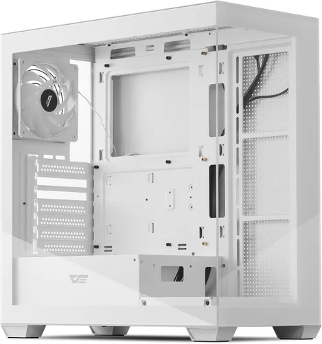 Miniatura 11 de darkFlash Chasis para PC ATX Torre Media, Caja de Computadora con 4 Ventiladores ARGB PWM Pre-Instalados, Caja para PC Gaming con Vista Completa
