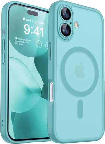 Miniatura 150 de CANSHN Funda magnética compatible con iPhone 17 Pro, mejorada [protección completa de la cámara] [compatible con Magsafe] [mate translúcido] funda
