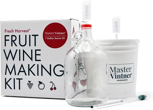 Miniatura 2 de Master Vintner Kit de elaboración de vino de fruta de cosecha fresca de un galón, lote pequeño
