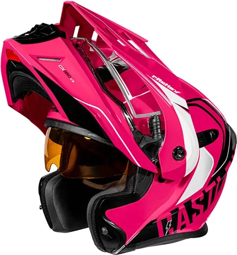Miniatura 2 de Castle X CX950 V2 Wake - Casco eléctrico modular para nieve (rosa brillante glo/negro - Extra Pequeño)