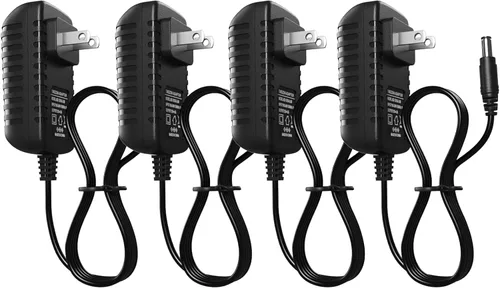 Miniatura 9 de TMEZON toma de corriente con conversor y adaptador AC 100-240V a 12 V y 2 A, de 2.1 mm x 5.5 mm, conversor adaptador de 12 V para sistema