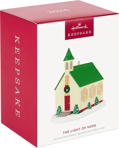 Miniatura 3 de Hallmark Keepsake Adorno de Navidad 2024, La luz de la esperanza, regalos de fe