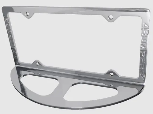 Miniatura 11 de Defensa para placa 4Bumpers ‘PRIME’, de acero sólido, armazón para protección de placa, Negro