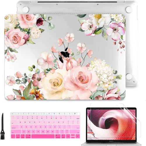 Miniatura 12 de Batianda - Carcasa rígida protectora de plástico transparente y mate para MacBook Pro (2019, 2018, 2017, 2016) de 13 pulgadas, modelo A2159, A1989