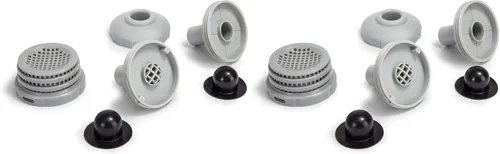 Miniatura 5 de Intex 25022E - Kit de piezas de repuesto para conector de chorro de agua para piscina sobre el suelo con coladores, boquillas y tapones