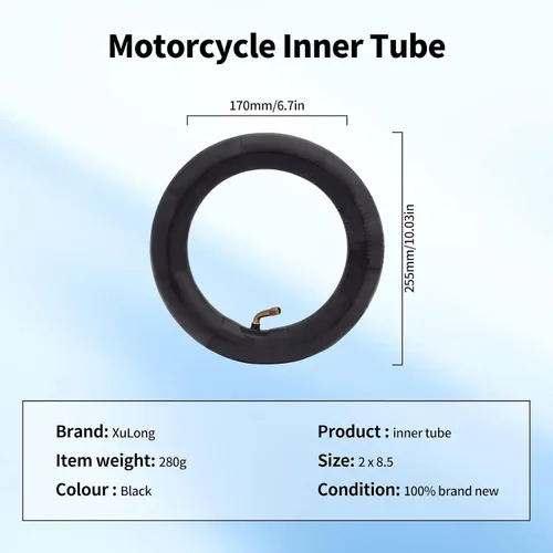Miniatura 2 de Scooter de tubo interior de 8.5 pulgadas (paquete de 2) para Xiaomi M365/Pro/Gotrax Neumáticos de Scooter Eléctrico, Amortiguadores de vibraciones