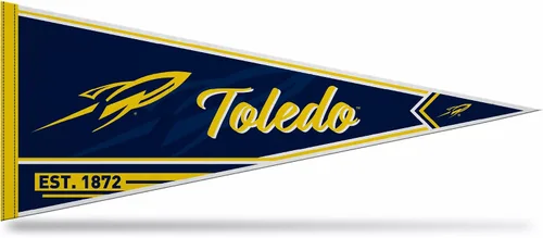 Miniatura 208 de Rico Industries NCAA Banderín Clásico de Fieltro para Decoración de Pared de 12" x 30" - Ideal para Decoración del Hogar/Dormitorio/Cueva de Hombre