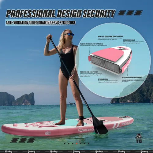 Miniatura 8 de Inflatable Paddle Board with Premium SUP Board Accessories, Allround Paddle Boards for Adults/Youth,Stand Up Paddle Board Defender Collection