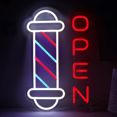 Miniatura 19 de BAKERY OPEN - Letreros de neón para decoración de pared, luces de neón para dormitorio, letreros LED de negocios adecuados para panadería