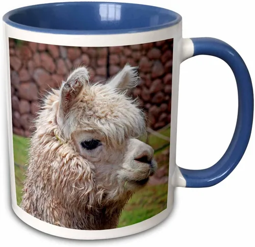 Miniatura 11 de 3dRose Taza de café, tamaño - 11oz - Perú. Alpaca Wildlife, Awana Kancha, Valle de Urubamba - SA17 KWI0128 - Kymri Wilt Wildlife - divertido regalo