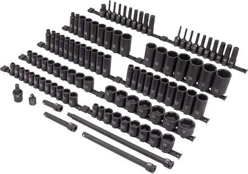 Miniatura 13 de 43PC 1/2" DR AE IMP JUEGO DE SOCKET, Negro
