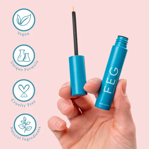 Miniatura 3 de FEG Pro Advanced - Suero natural potenciador de pestañas para un rápido crecimiento de pestañas, suero de pestañas extra fuerte para el crecimiento