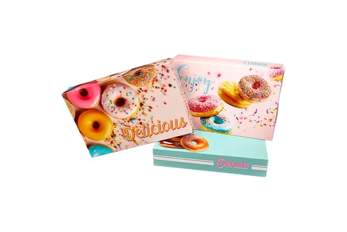 Miniatura 5 de Southern Champion Tray 12123 Caja de donas impresa para panadería, deliciosa impresa, productos horneados, fiestas, cumpleaños, celebraciones