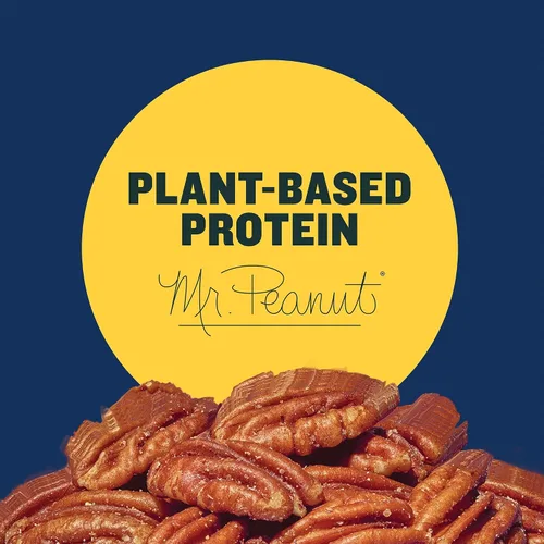 Miniatura 4 de PLANTERS Nueces de pecana tostadas, aperitivos para fiestas, proteína a base de plantas, nueces para hornear, aperitivo rápido para adultos