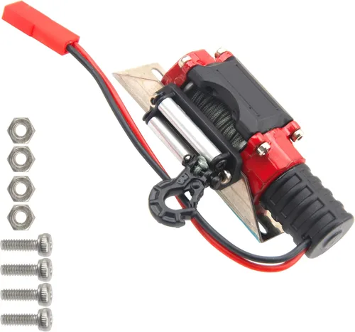 Miniatura 2 de Cabrestante sobre orugas RC con alambre de acero compatible con Traxxas TRX4 Axial SCX10 90046 RC4WD D90 Redcat Gen8 1/10 RC Crawler Car Option Part