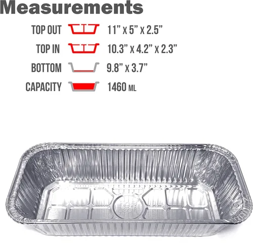 Miniatura 3 de Fig & Leaf Paquete de 35 bandejas de goteo compatibles con Weber Grills 6498 Smokefire l Summit l Genesis II - Forro de papel de aluminio resistente