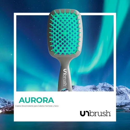 Miniatura 7 de FHI Heat - Cepillo desenredante UNbrush para cepillado sin dolor en todo tipo de cabello, húmedo o seco, cerdas antiestáticas DuoFlex duraderas