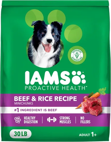 Miniatura 18 de IAMS Proactive Health Adult Minichunks Alimento Seco para Perros receta de Pollo y Granos Integrales, Bolsa de 30 lb
