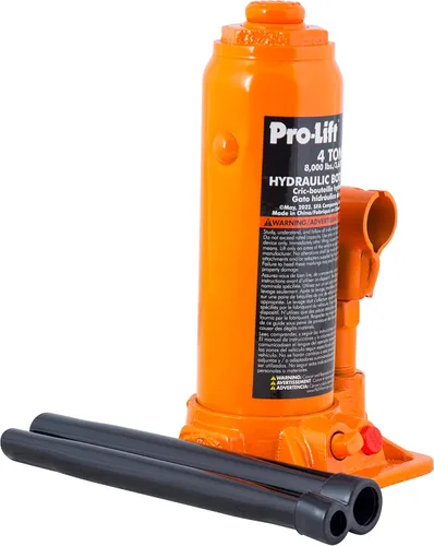 Miniatura 3 de Pro-Lift Gato hidráulico de botella de 4 toneladas, gato portátil para automóvil, capacidad de 8000 libras con mango de bomba para automóvil, sedán