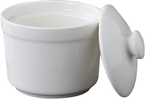 SHERCHPRY Olla de cerámica con tapa, cuenco de sopa de vapor, olla de cocción al vapor, olla de cocina para el hogar, cocina, huevo, nido, pájaros