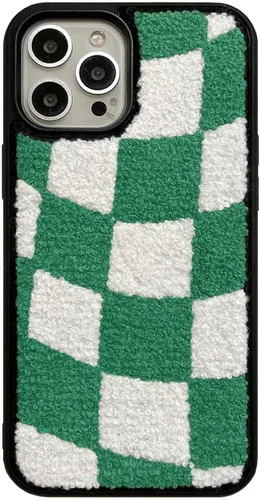 Miniatura 15 de Bonita funda para teléfono compatible con iPhone 14 Pro, diseño femenino retro de flores negras con diseño floral, delgada, suave y esponjosa, Black