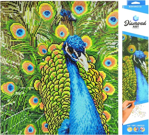 Miniatura 11 de DIAMOND ART BY LEISURE ARTS Kits de pintura de diamantes para adultos de 14 x 16 pulgadas, vino abstracto avanzado, taladro completo, kits de arte