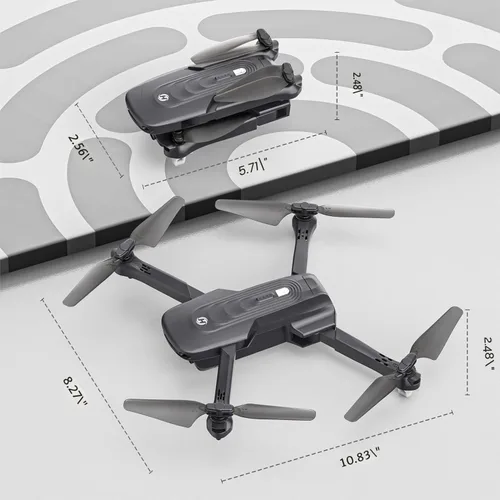 Miniatura 9 de Holy Stone HS175D Drone GPS con cámara 4K para adultos, menos de 8.78 oz, cuadricóptero RC plegable con retorno automático, vuelo de 46 minutos