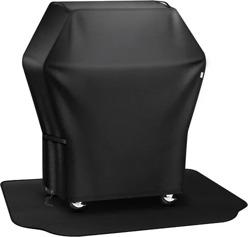 Miniatura 8 de Funda para parrilla de 32 pulgadas para parrilla al aire libre, impermeable, resistente a la intemperie, resistente a los rayos UV y a
