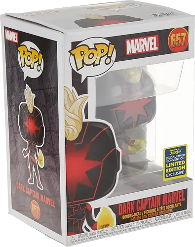 Miniatura 3 de Funko Pop! Marvel: Capitán Oscuro Marvel, Exclusivo de la Convención de Verano