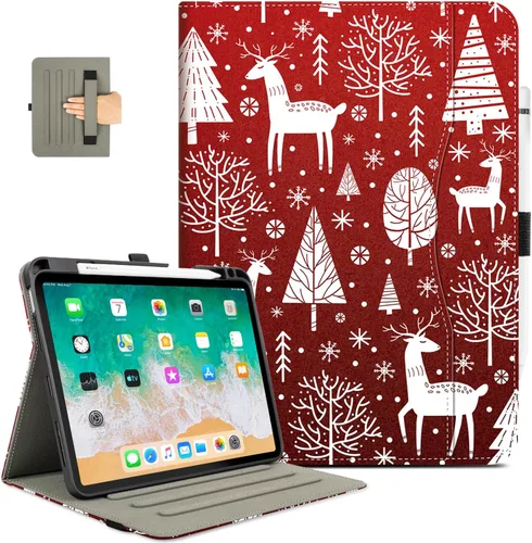Miniatura 22 de Vimorco Estuche de Cuero para iPad Air 4ª/5ª 10.9, para iPad Air 11 6ª M2, para iPad Pro 11 pulgadas 4ª/3ª/2ª/1ª Generación, Soporte para Lápiz, Asa