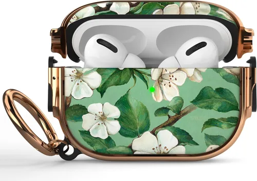 Miniatura 9 de Maxjoy Funda para AirPods 3 con cerradura, bonita funda protectora rígida para AirPod 3 de tercera generación para mujeres y hombres con llavero