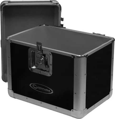 Miniatura 2 de Odyssey KROM Series Black Record/Utility Case para 70 discos de vinilo y LPs de 12