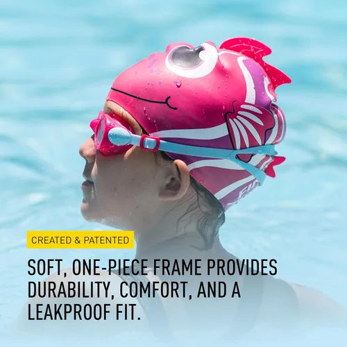 Miniatura 6 de FINIS H3 Goggle - Gafas de natación para niños, antivaho, protección UV, a prueba de fugas, gafas de natación juveniles, de 4 a 12 años