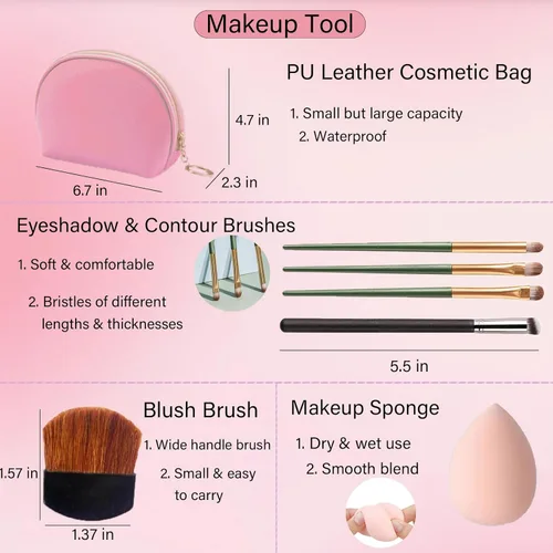 Miniatura 7 de Set de maquillaje para mujeres, kit de maquillaje para principiantes y profesionales, juego de maquillaje para adolescentes y adultos, regalo