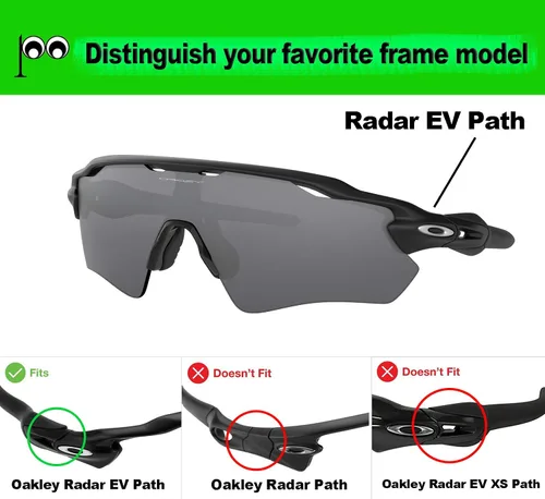Miniatura 6 de Prizo ORL Lentes de repuesto para gafas de sol Oakley Radar EV Path OO9208 - Multiopciones