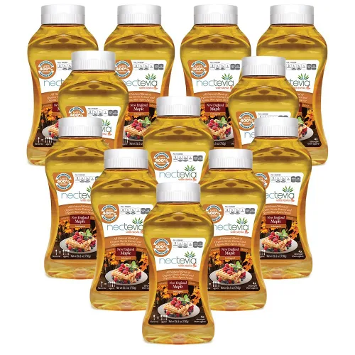 Miniatura 18 de Nectevia New England Maple - Néctar de agave con infusión de stevia, paquete de 2