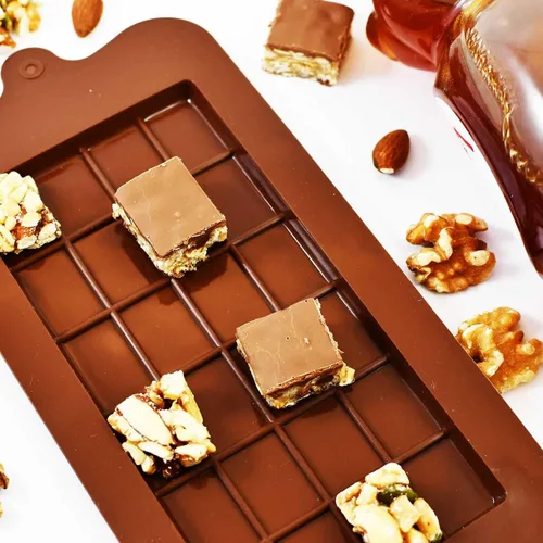 Miniatura 7 de Dubai Style KitKat - Molde para barra de chocolate, paquete de 3 moldes de silicona para dulces, antiadherentes, sin BPA, resistente al calor